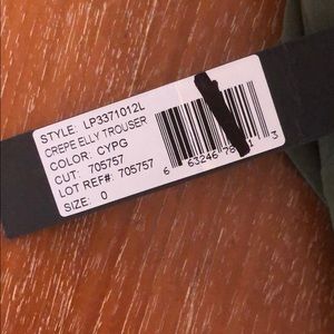 NWT Sz 0  Elizabeth and James wide leg trousers